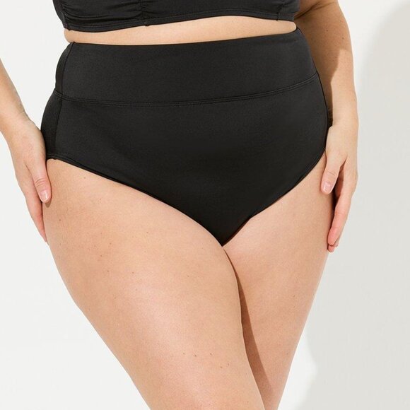 ❤️NWT VINTAGE TORRID SLIMFIX SWIM BOTTOM - TUMMY CONTROL - HIGH WAIST & LEG - Picture 8 of 13
